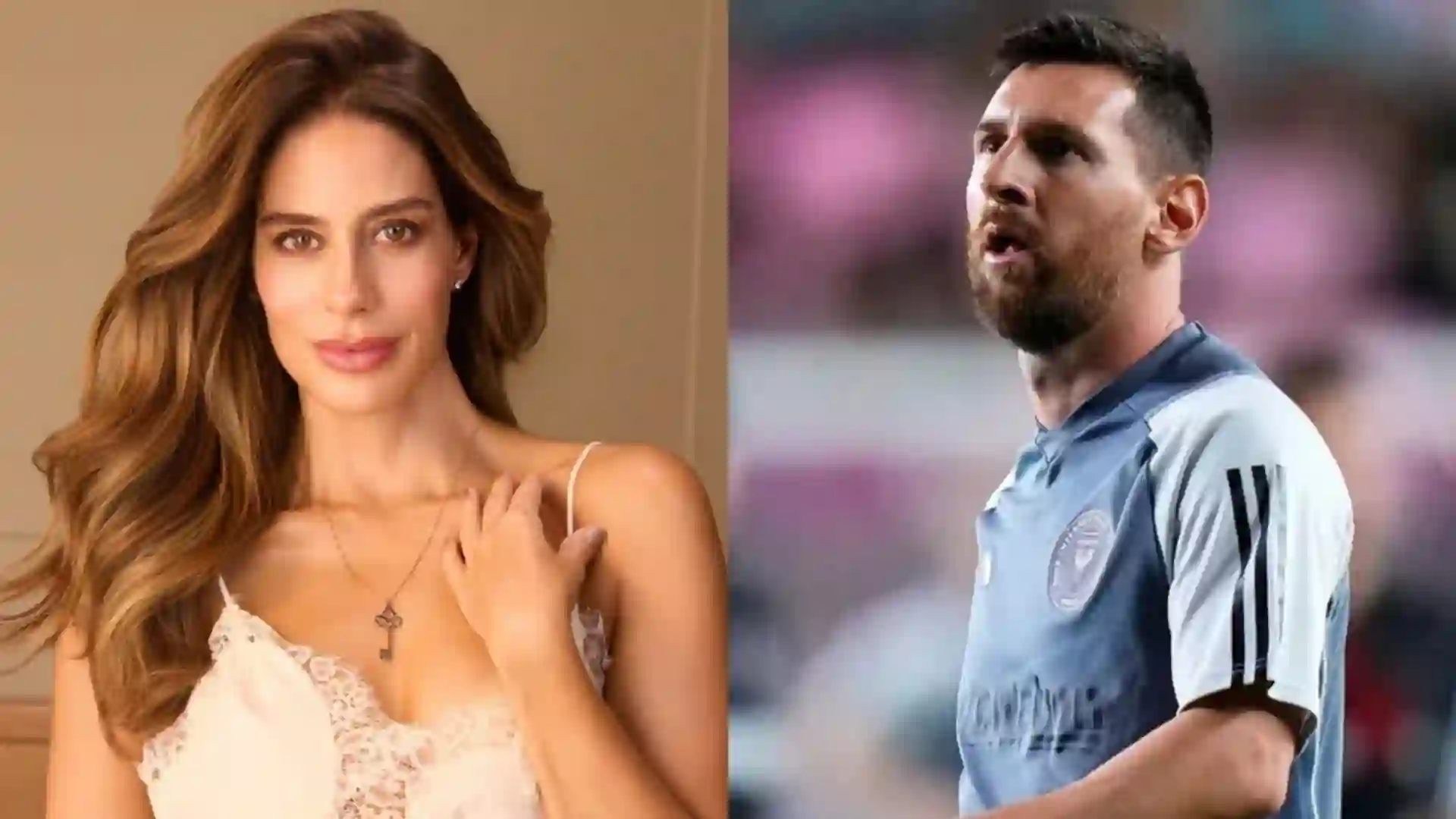 Manuela González y Lionel Messi