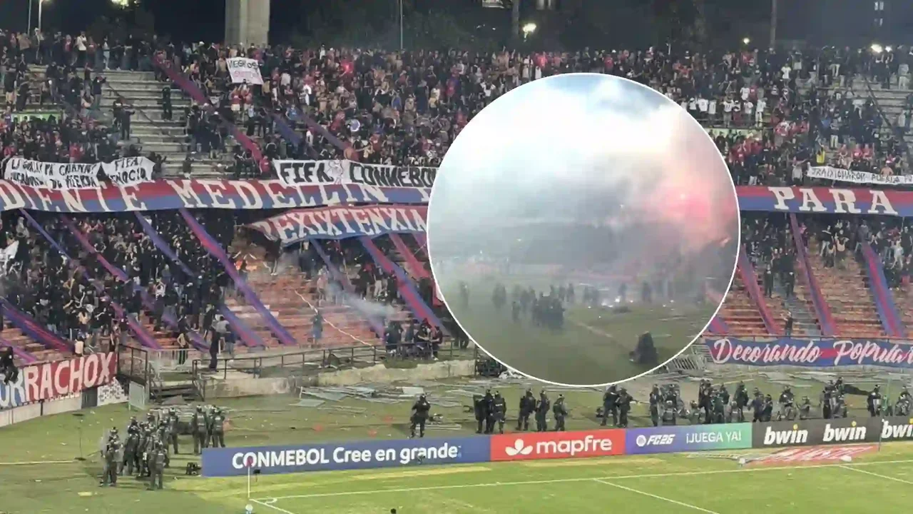 Scandal in Medellín: Fan protest forced suspension of DIM vs. Flamengo in Libertadores