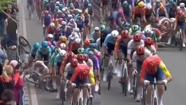 Escalofriante caída masiva en la primera etapa del Giro de Italia 2026: video