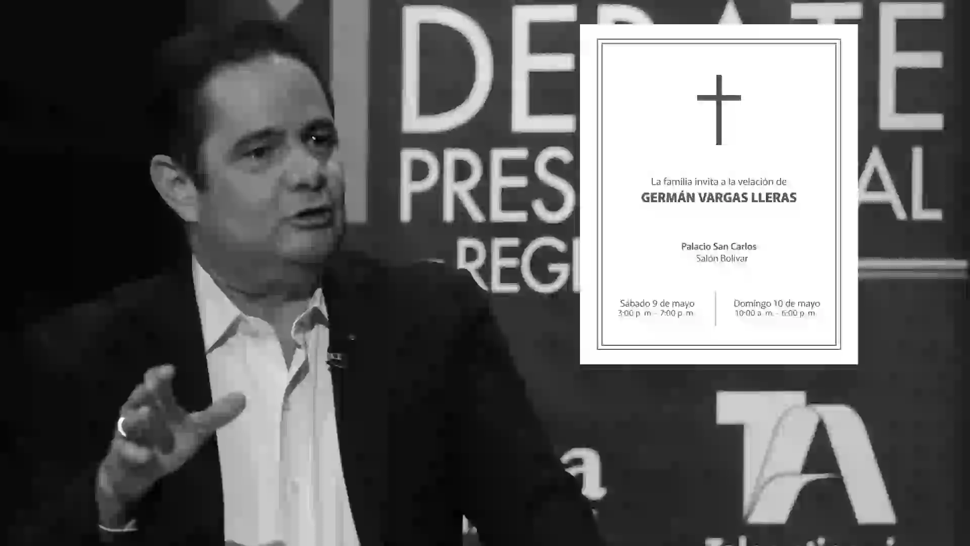 Velación de Germán Vargas Lleras: lugar, fecha y horarios