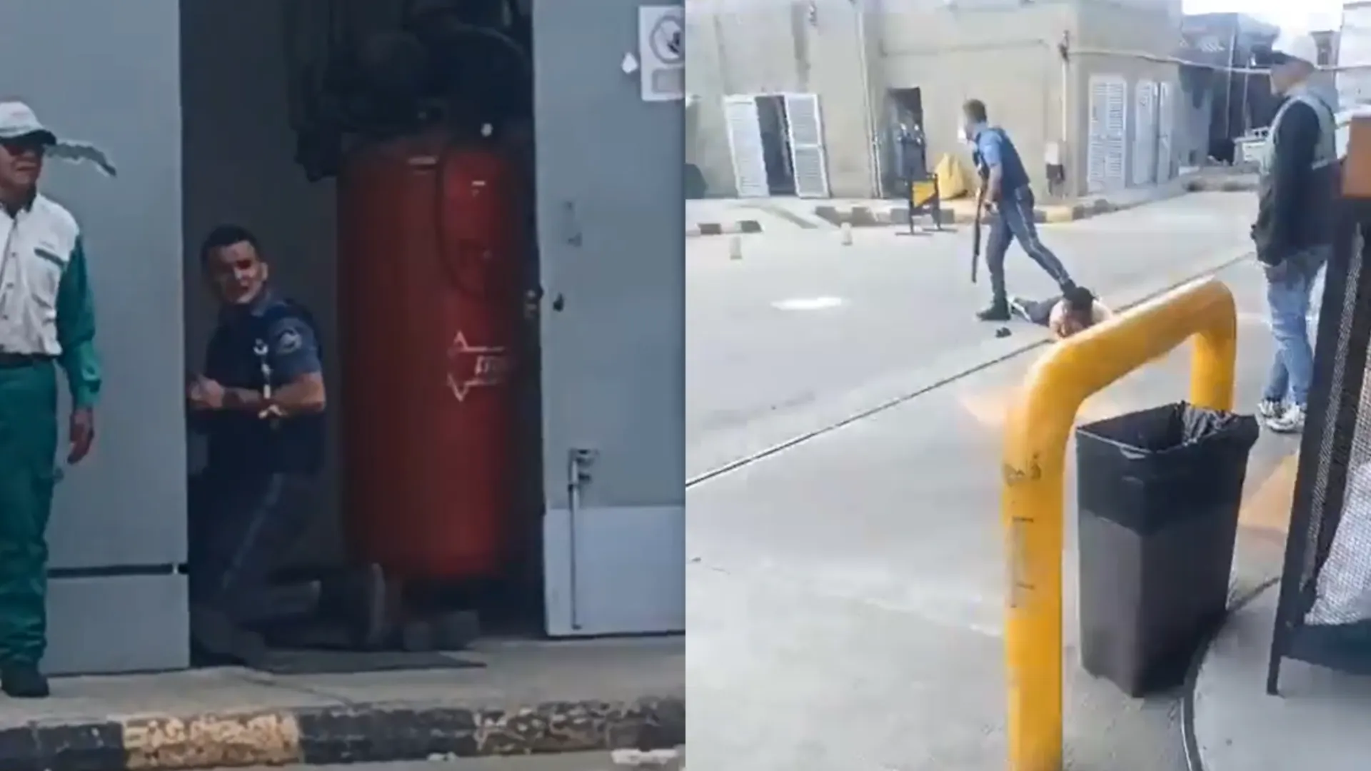Intento de robo en estación de servicio