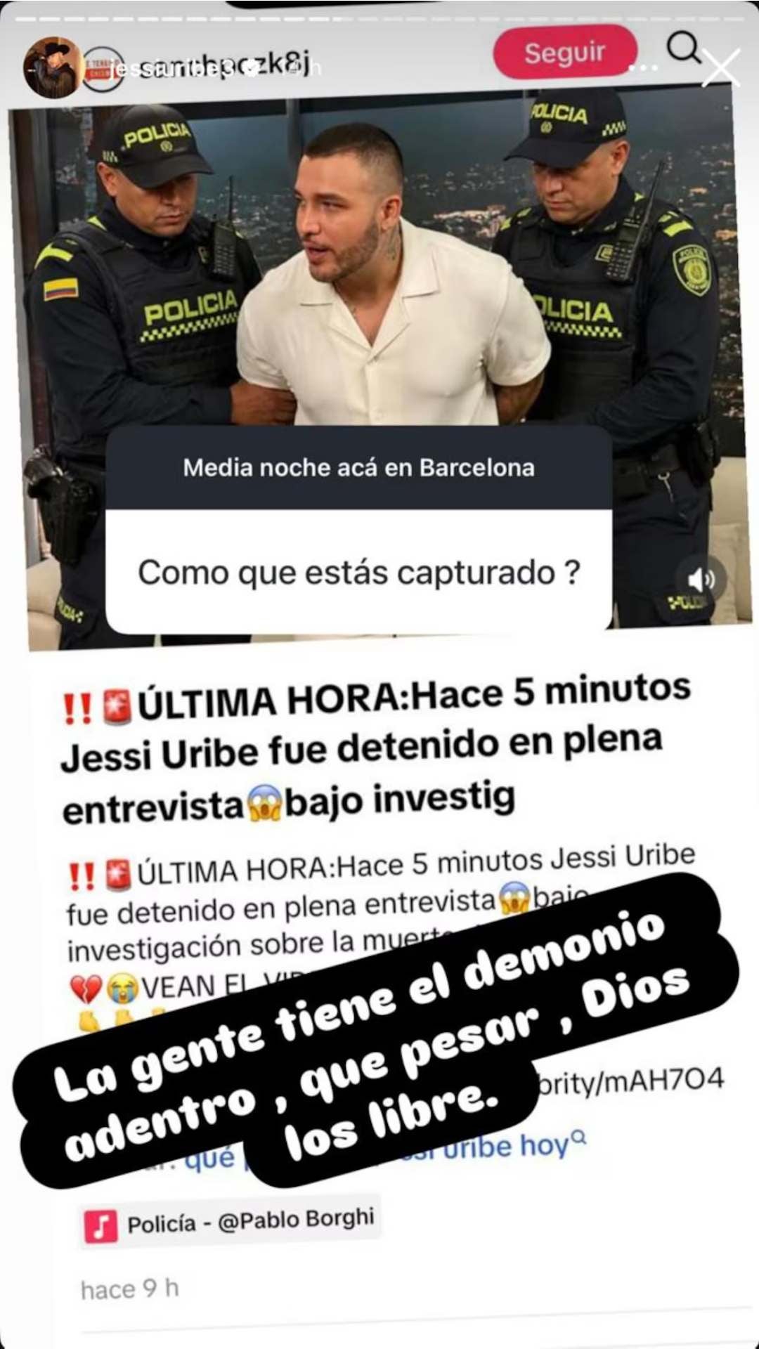Jessi Uribe post IA