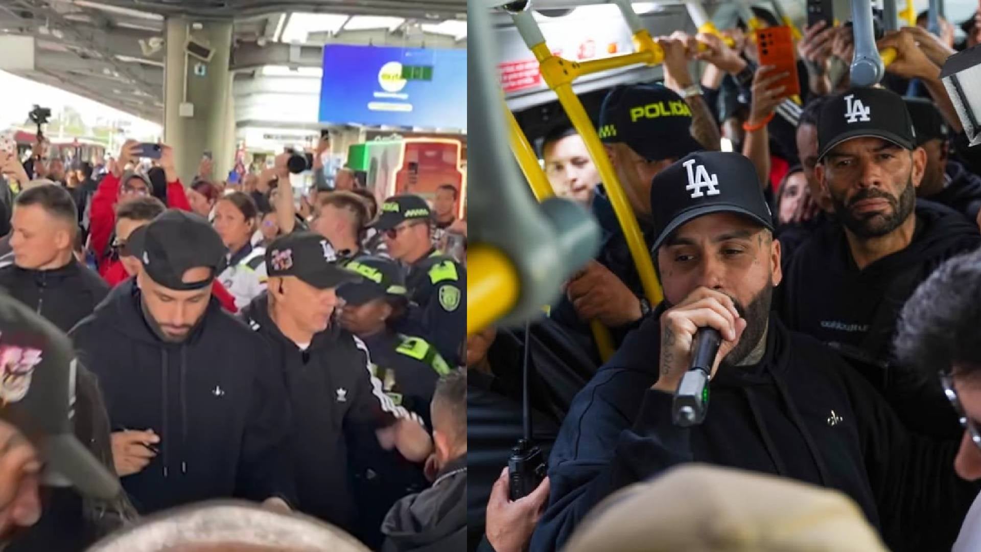 Nicky Jam en Transmilenio