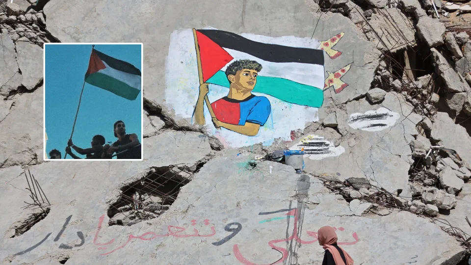 Lamine Yamal mural en Palestina (1)