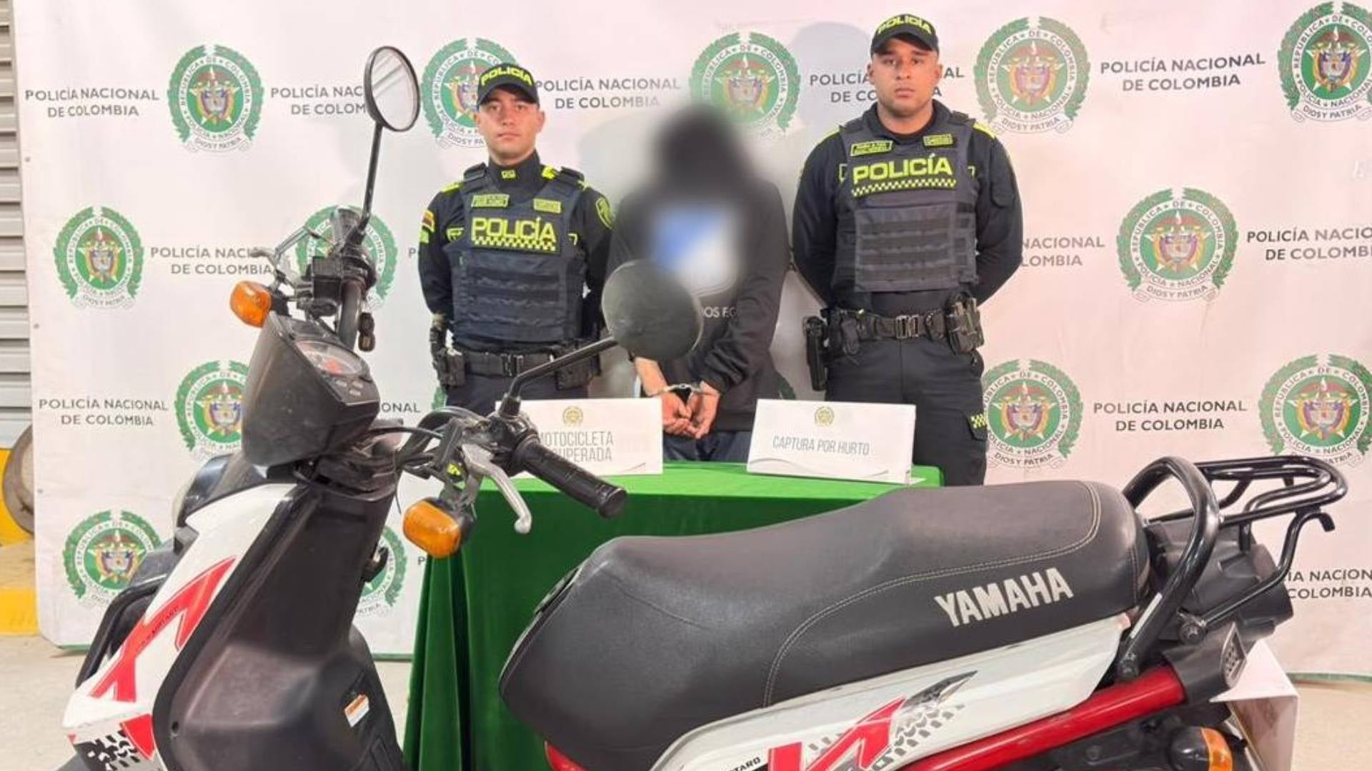 Robo a motocicleta en Bogotá