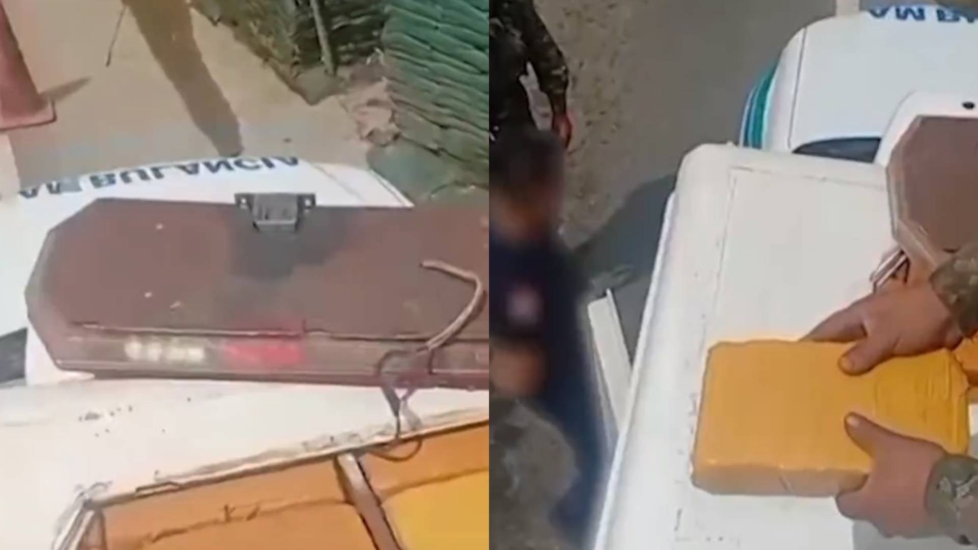 Hallan cocaína en ambulancia en Neiva