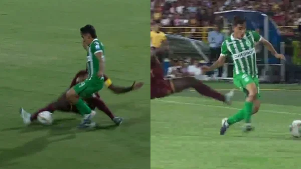 Polémica en las semifinales: expulsión en Tolima por una entrada a Juan Manuel Rengifo