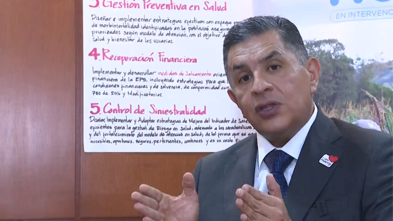 Jorge Iván Ospina Committed to Revealing Nueva EPS Financial Statements Before Mid-Year