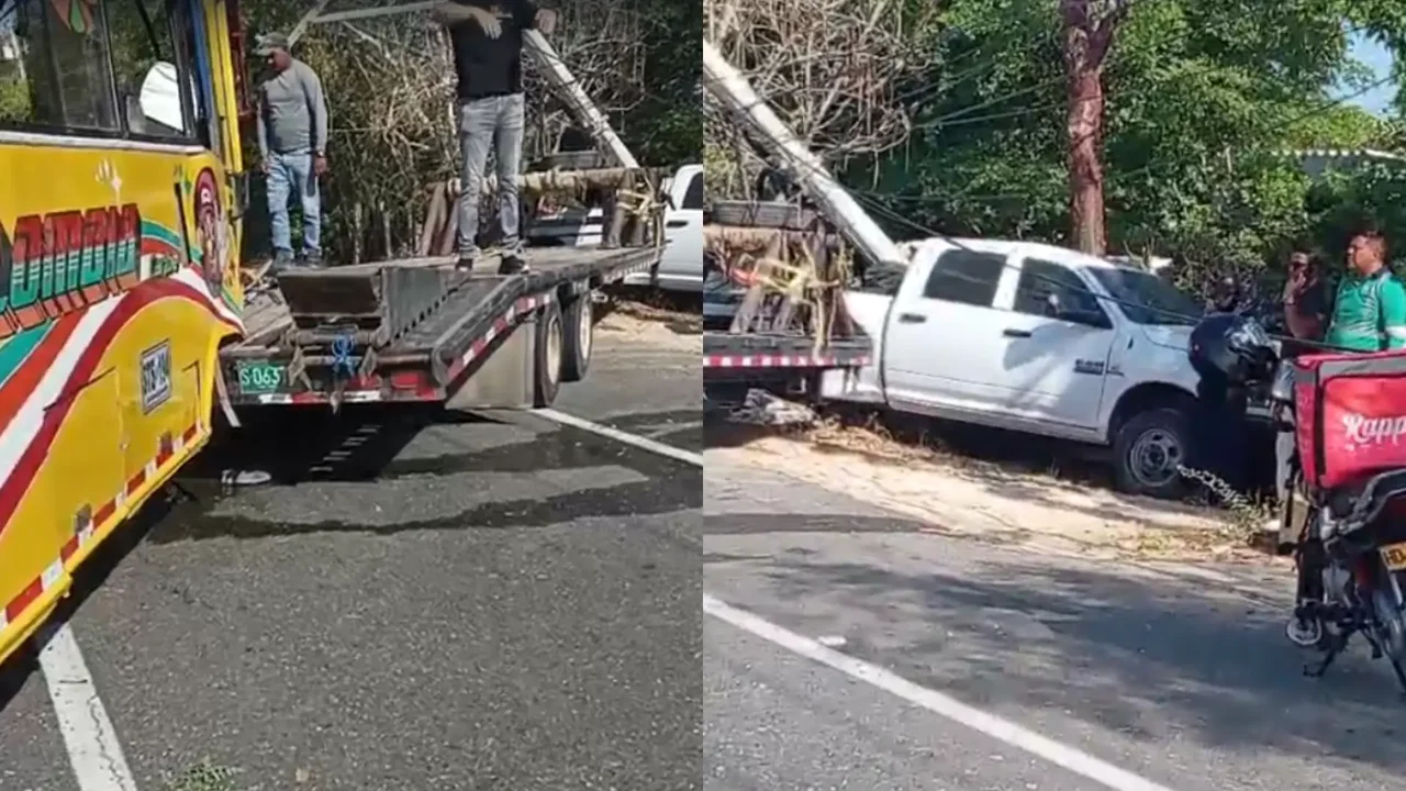 Choque múltiple en la vía al mar deja 16 lesionados en Puerto Colombia