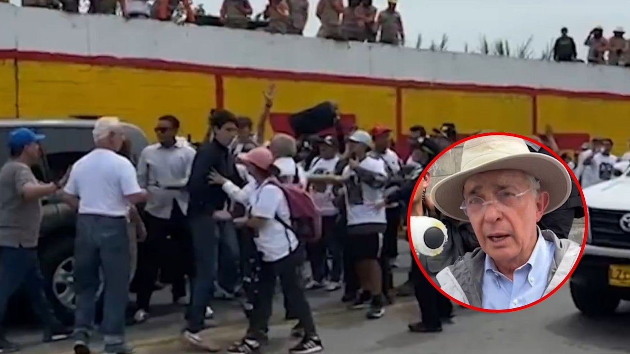 Tensión en Rionegro por mural cerca de la casa del expresidente Álvaro Uribe