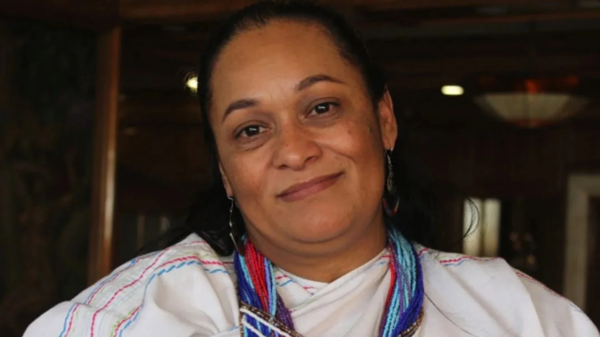 Embajadora Elizabeth García en Bolivia.