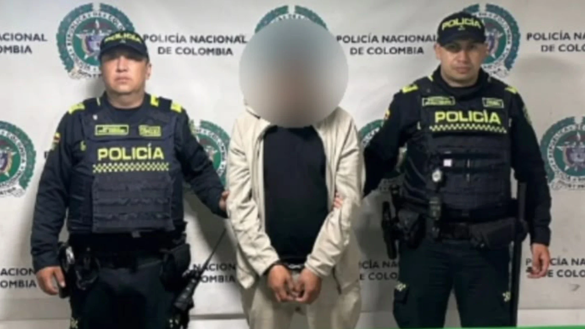 Tenía circular azul de Interpol y lo capturaron en Bogotá.