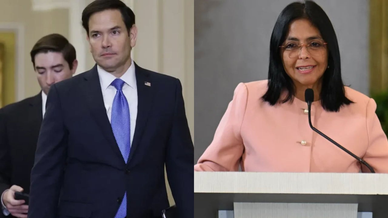 Marco Rubio anuncia viaje de Delcy Rodríguez a India en medio de crisis energética