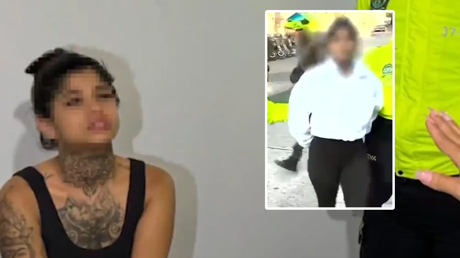 Captura de Valentina Mor en Medellín.