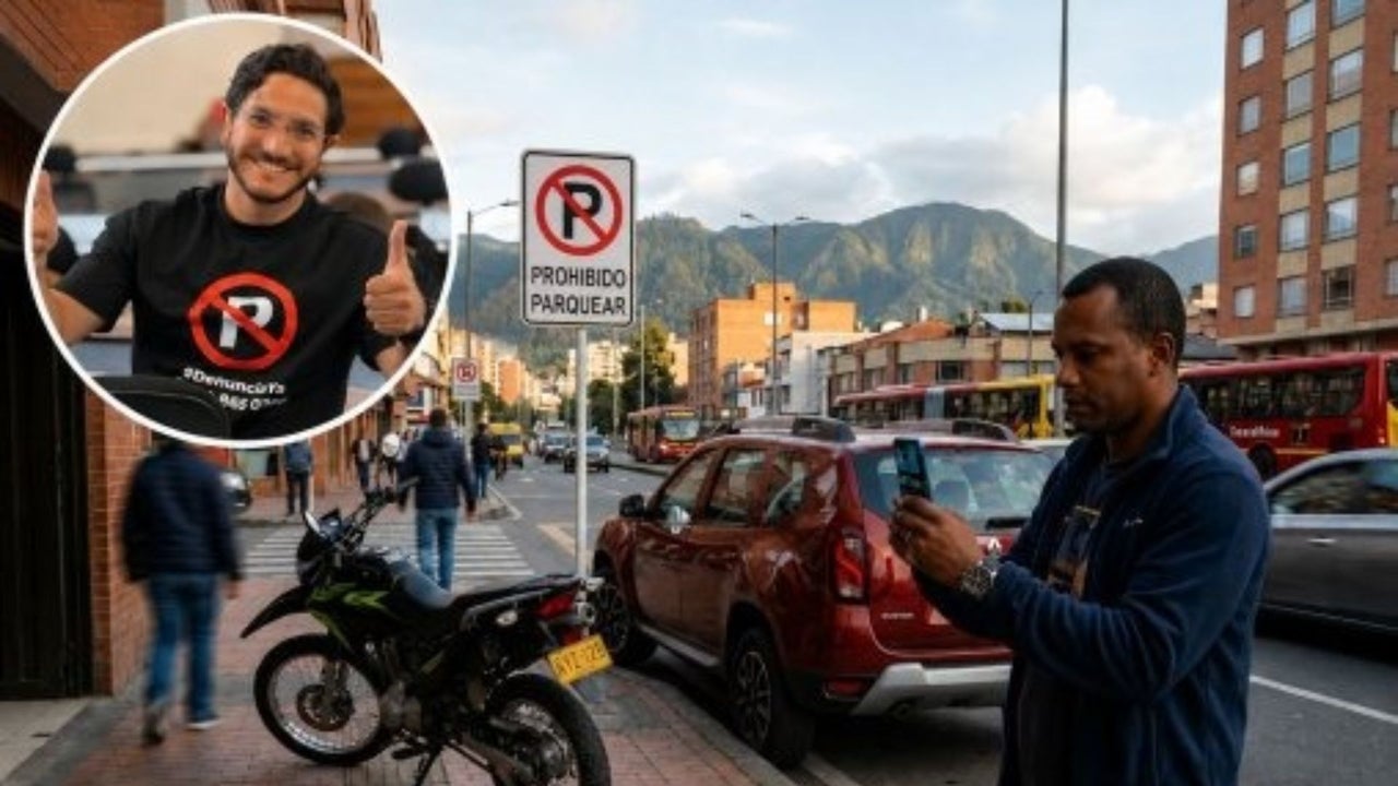 Ciudadanos podrían denunciar motos mal parqueadas en Bogotá a través del celular