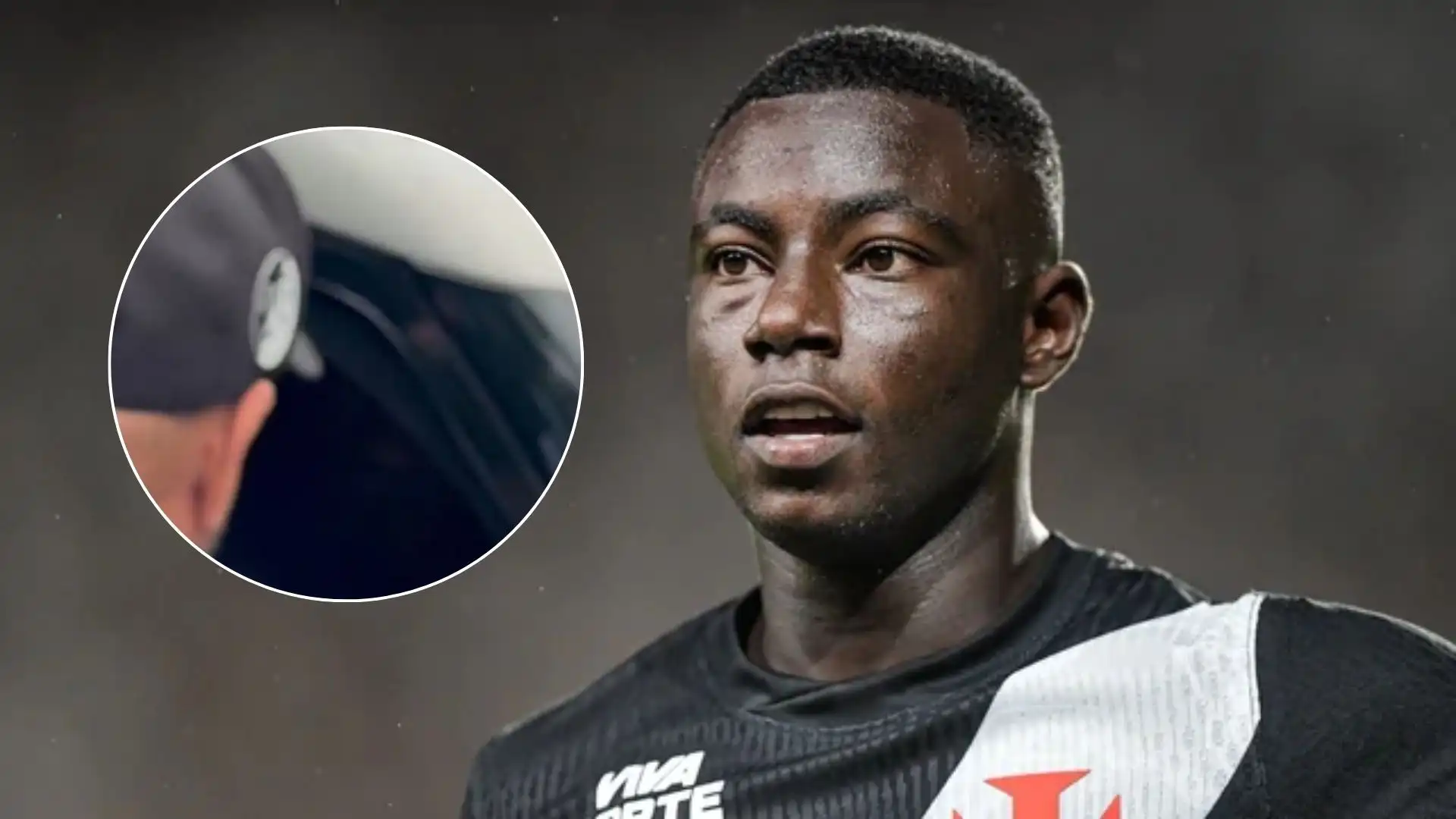 Hinchas de Vasco arremetieron contra Marino Hinestroza y así reaccionó el colombiano