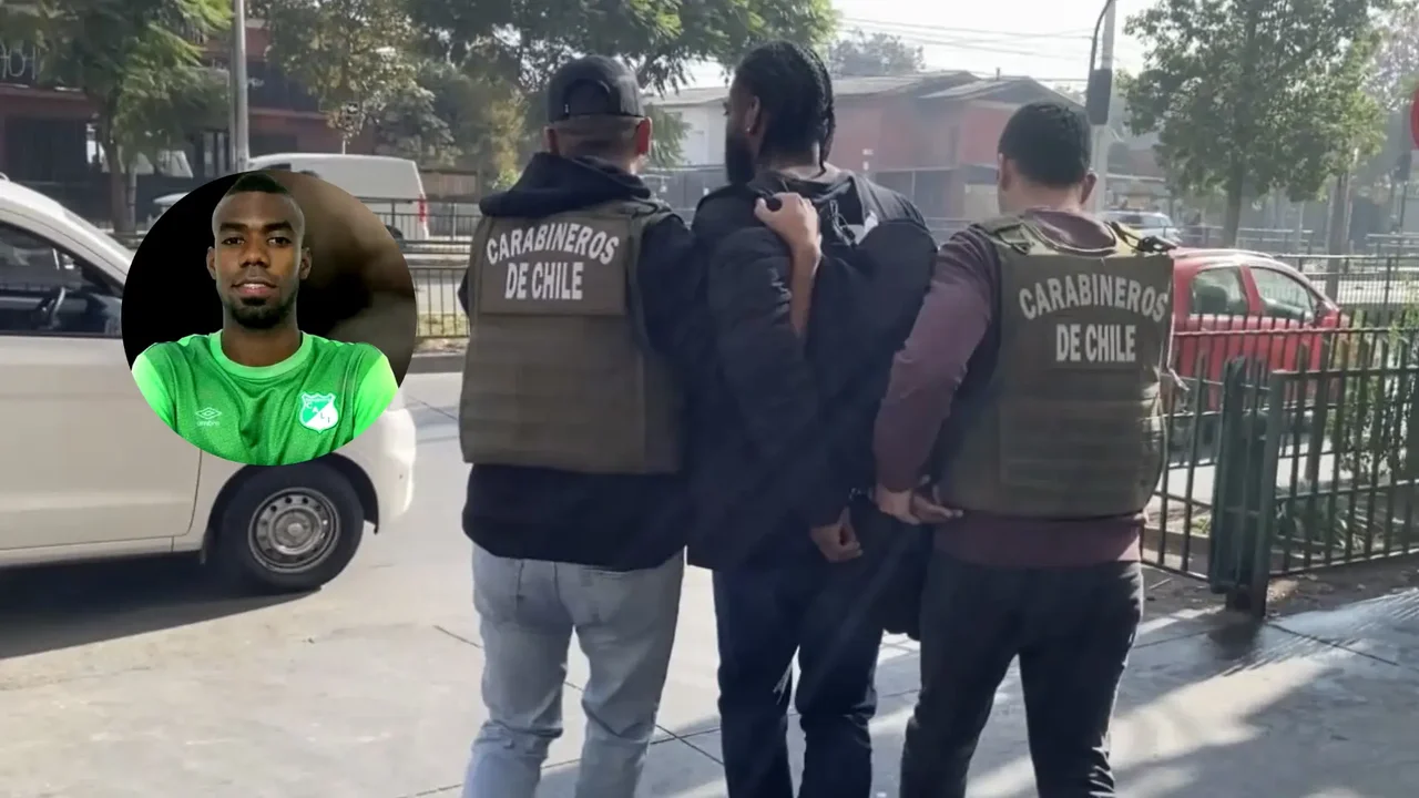 Exfutbolista colombiano fue capturado en Chile: habría asesinado y quemado a un amigo