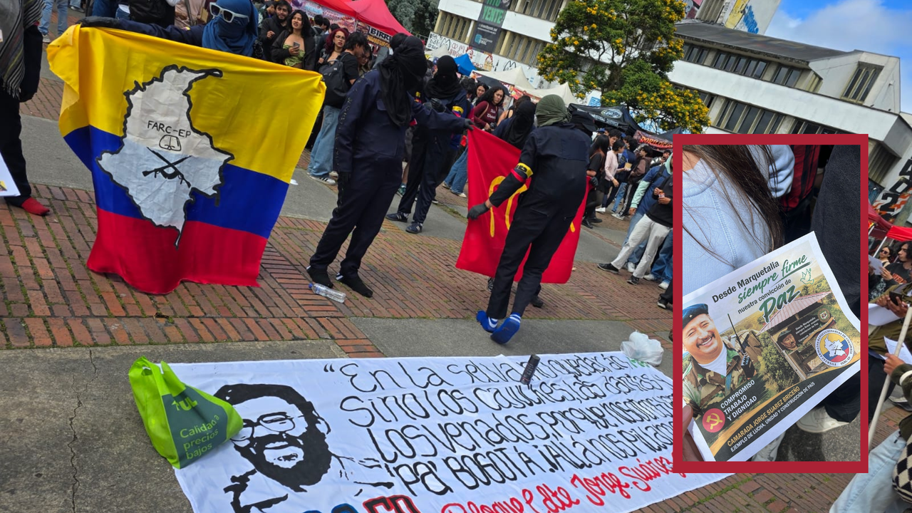 Alerta naranja en la Nacional por la irrupción de encapuchados que dicen ser de las disidencias de las Farc