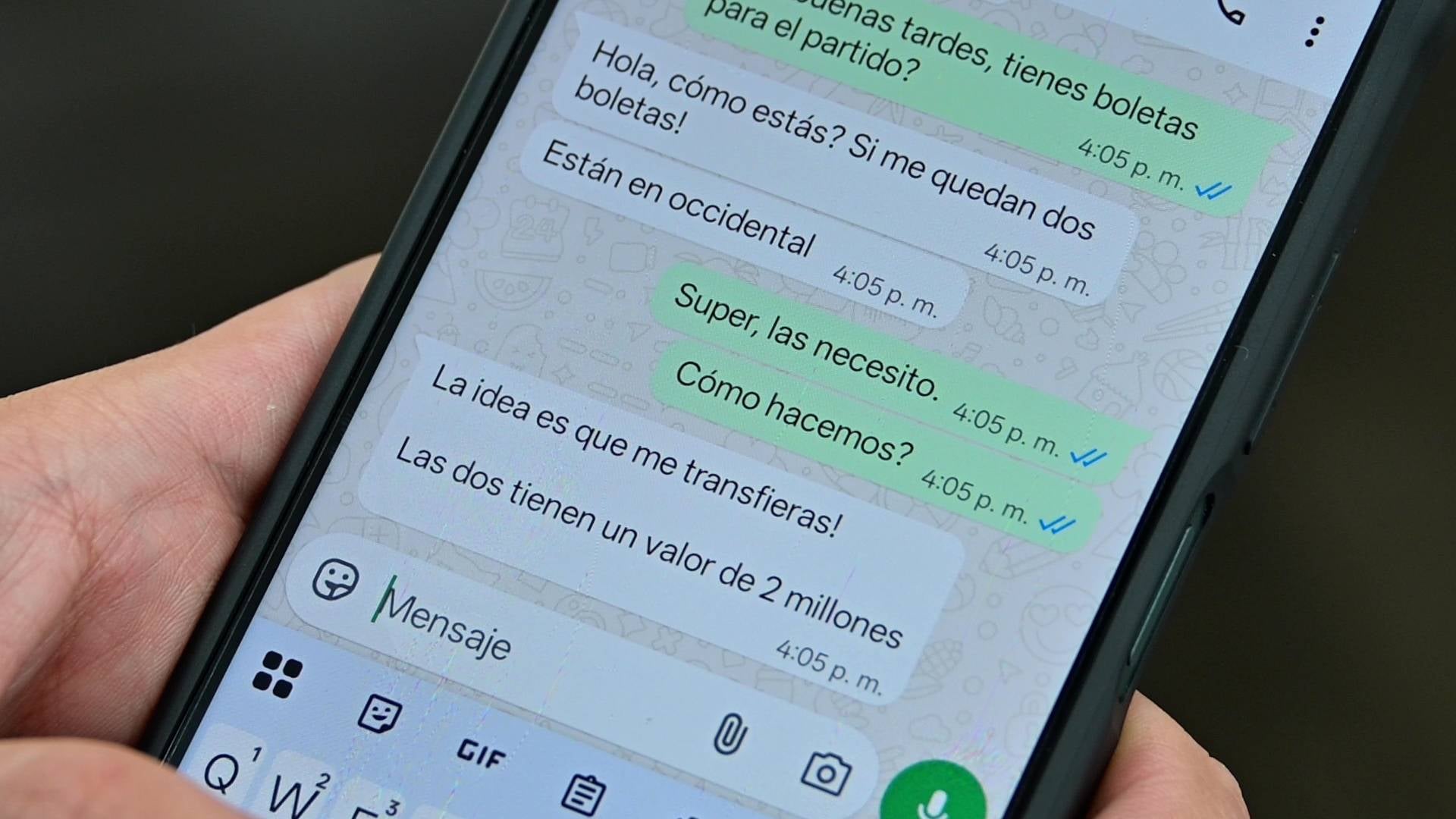 Estafas por boletas al partido de Colombia