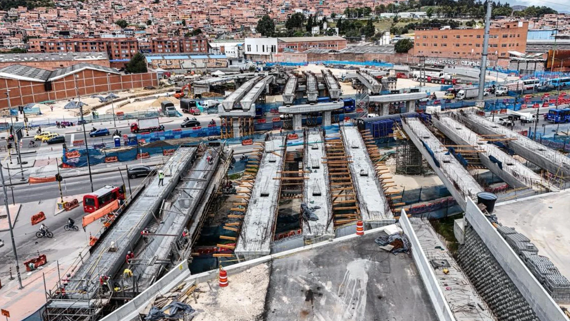 Puente en la AutoSur.