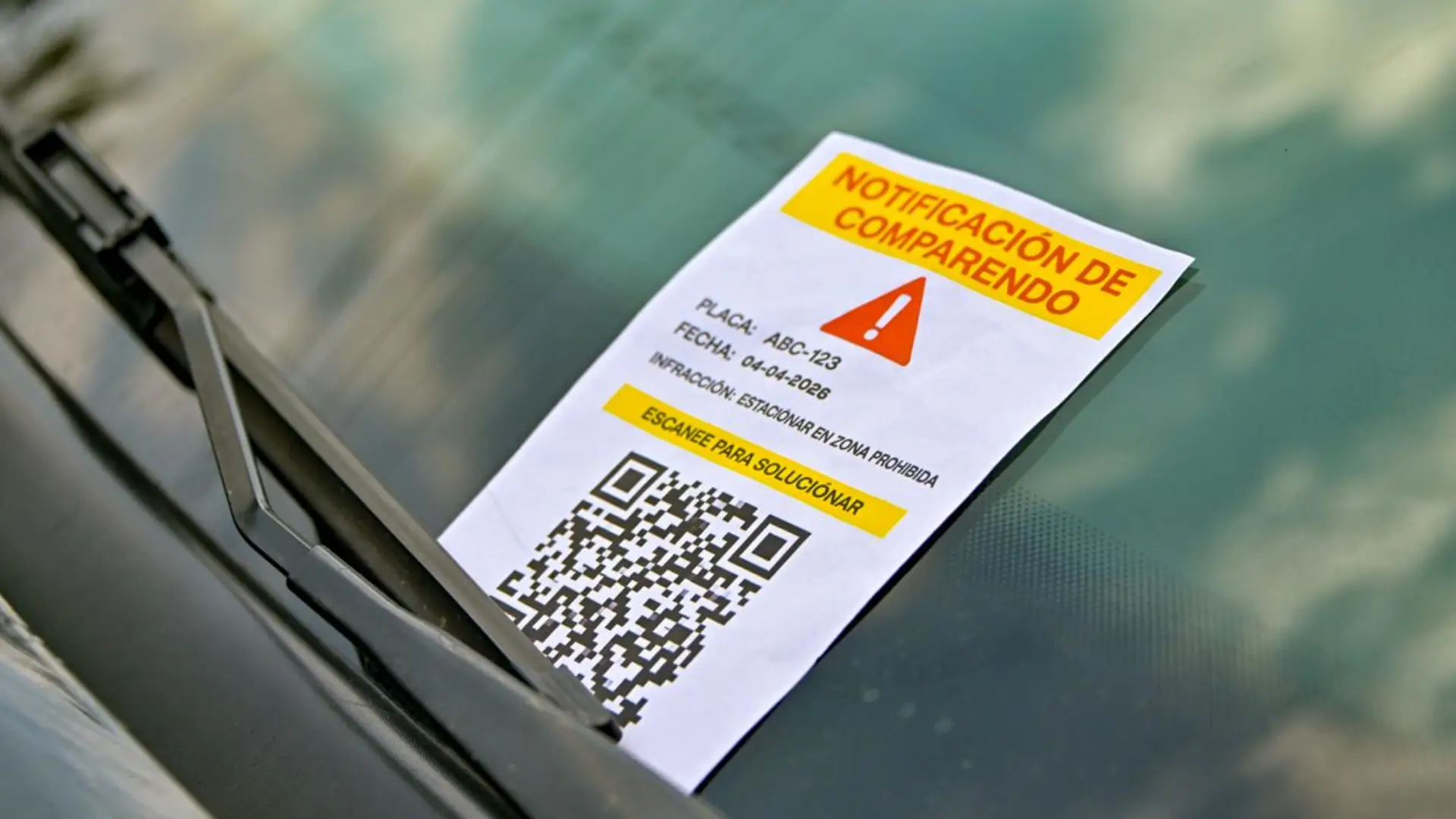 notificación de comparendo código QR