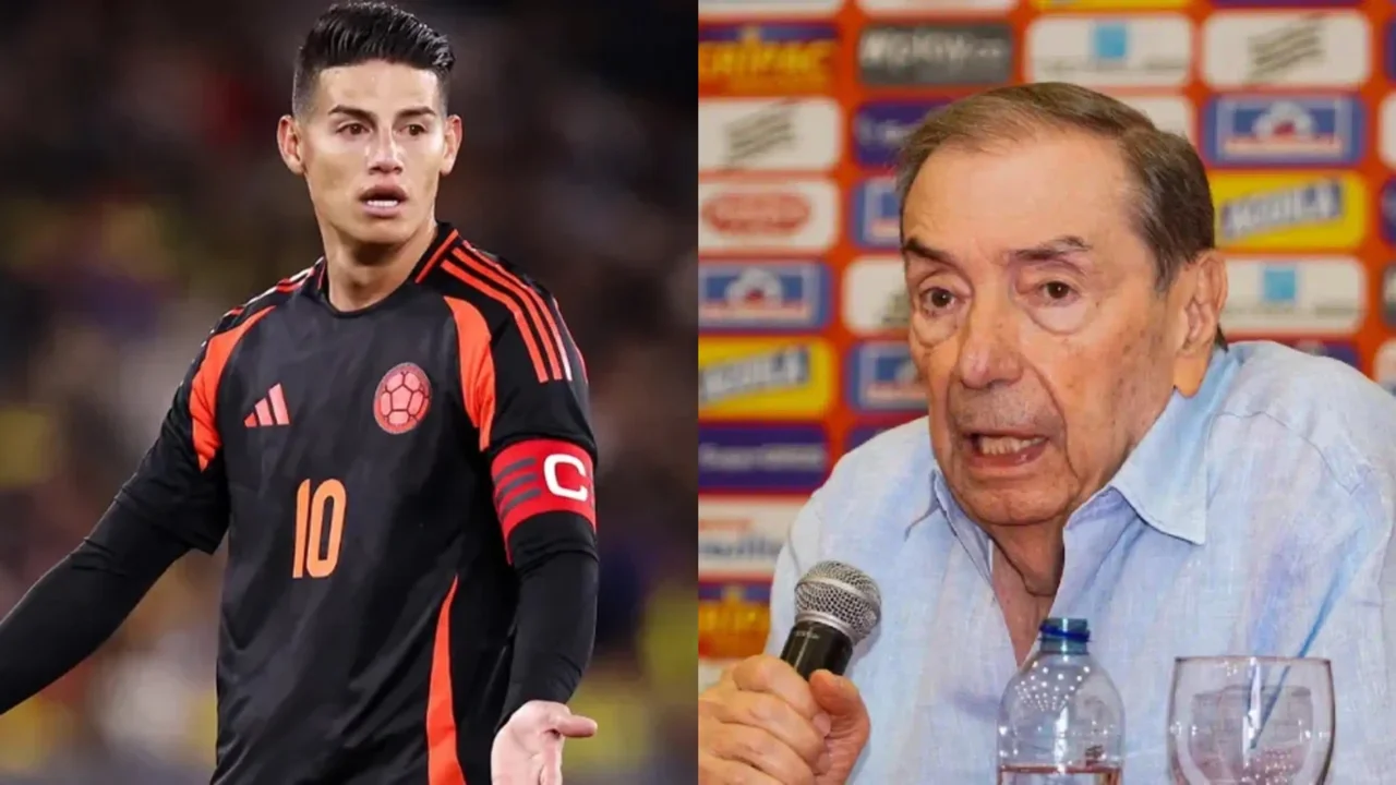 Cover image for Fuad Char estalló contra James Rodríguez y cuestionó su lugar en la Selección Colombia