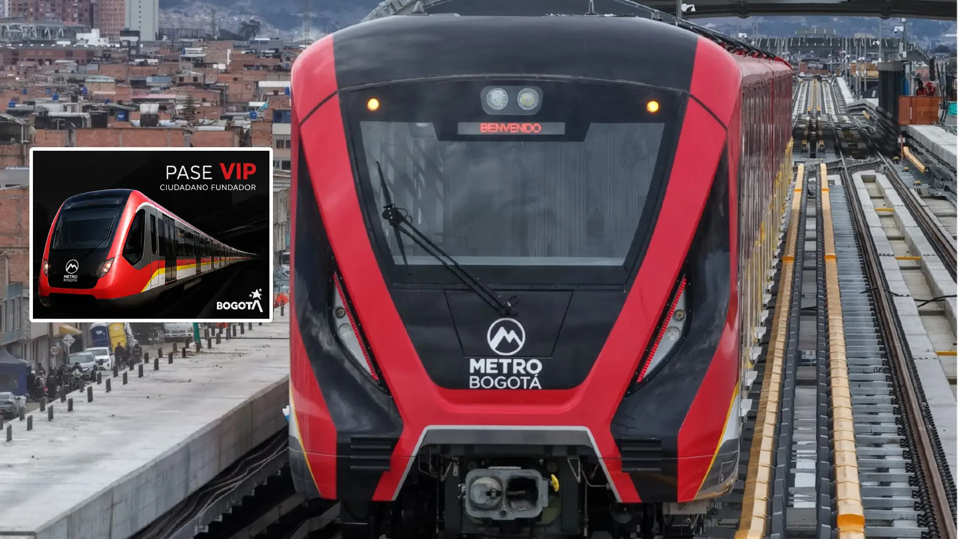 Metro de Bogotá pase vip