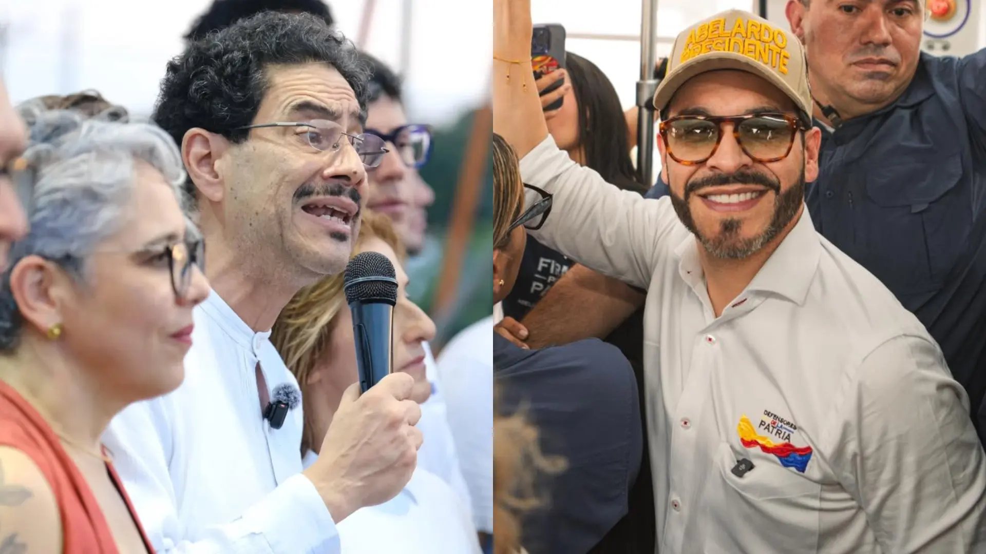 Iván Cepeda y Abelardo de la Espriella
