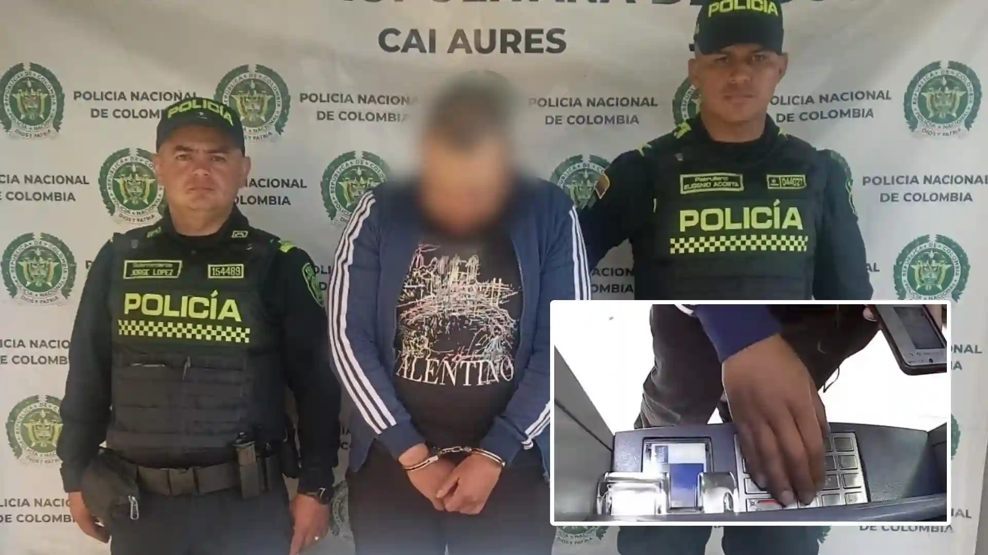 Video revela cómo ladrón vaciaba cuentas bancarias en cajeros de centros comerciales en Bogotá