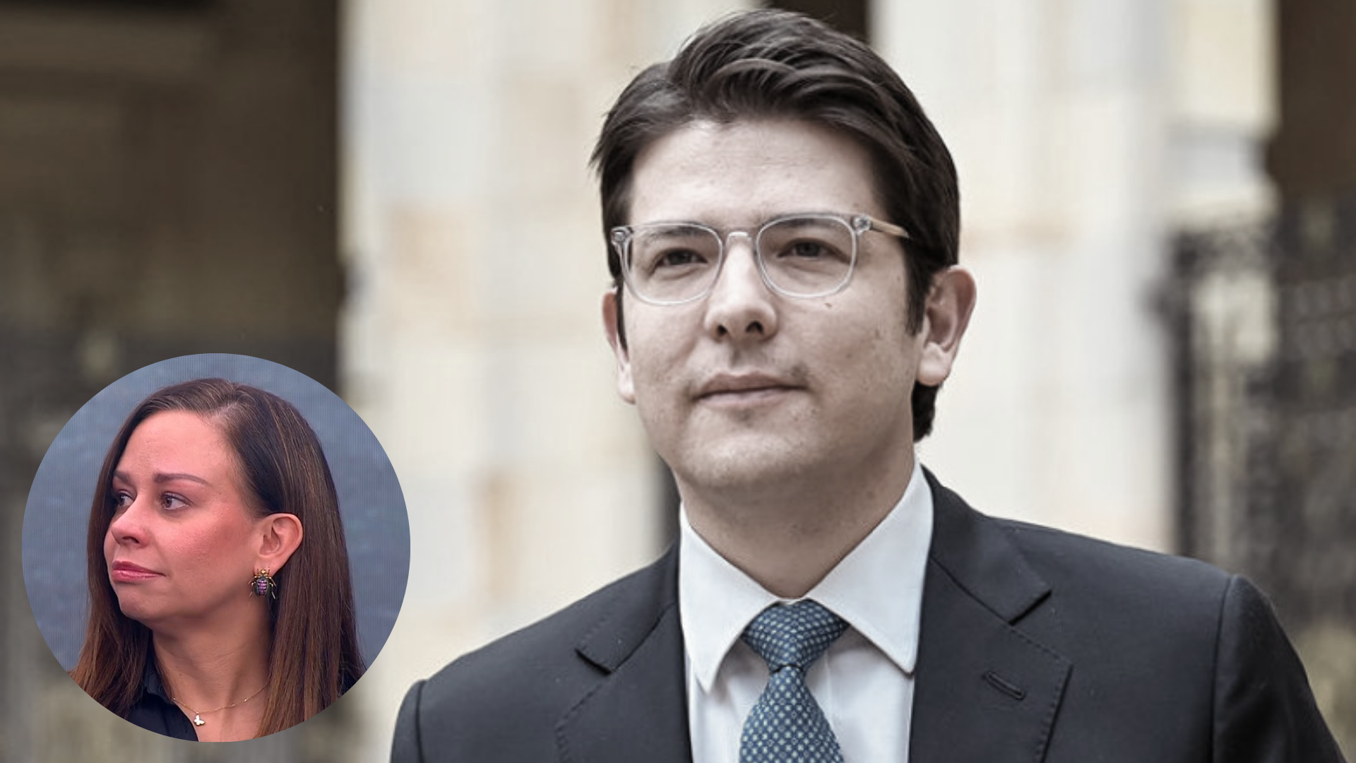 Foto: montaje realizado con imágenes del Senado y la emisión de Noticias RCN