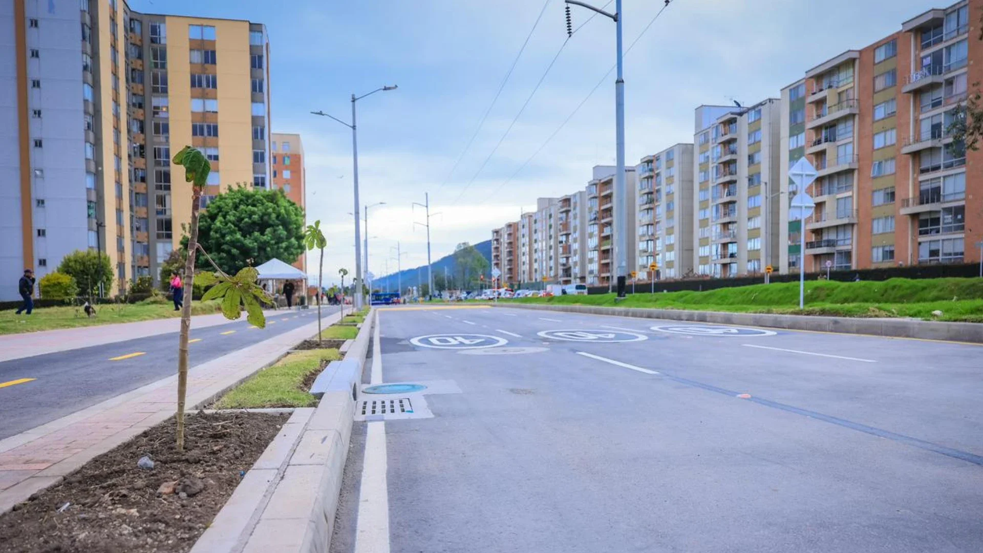Avenida Laureano Gómez en Bogotá.