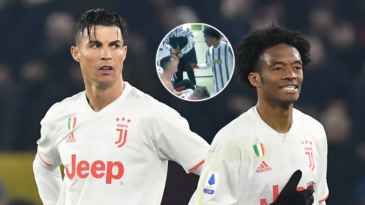 Cuadrado recordó su discusión con Cristiano Ronaldo en medio de un partido de Champions