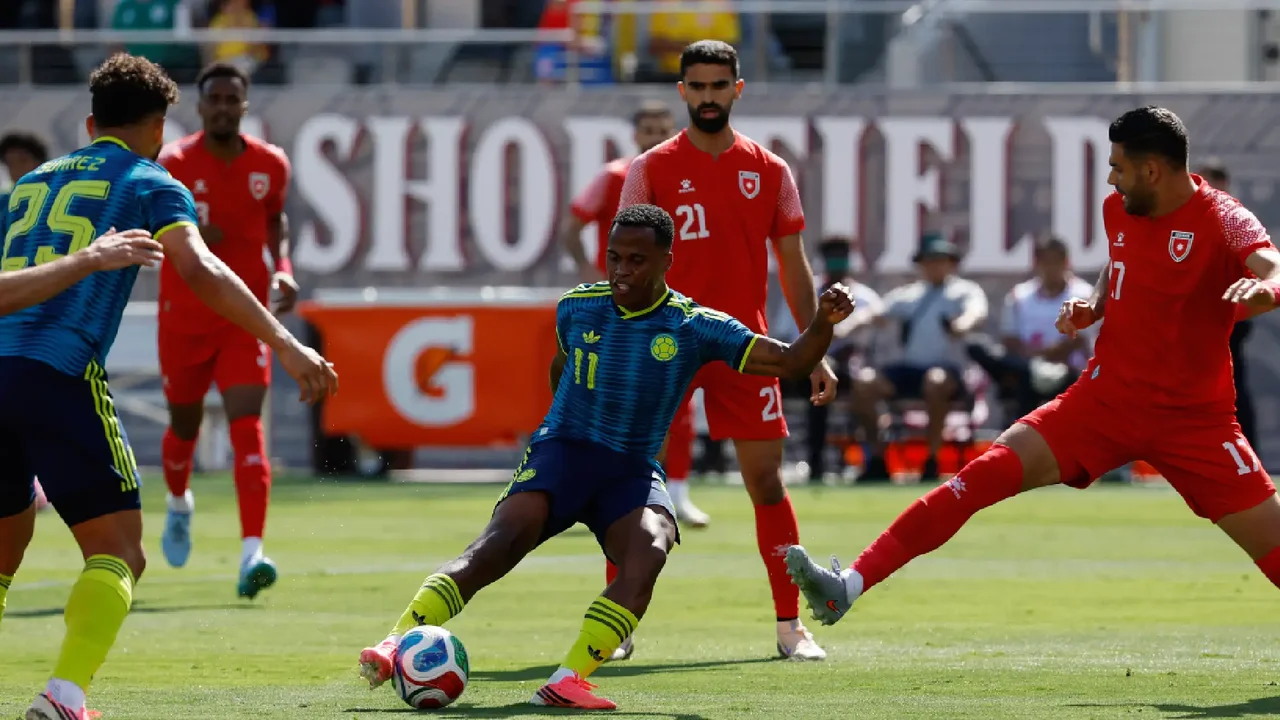 ¡Doblete de Jhon Arias y Colombia ya le gana 2-0 a Jordania! Vea el VIDEO del GOLAZO