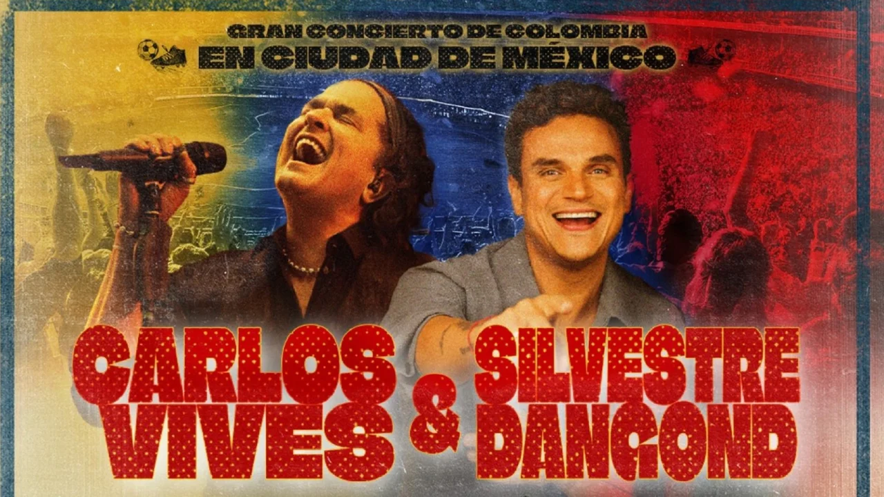 ¡Conciertazo en México! Carlos Vives y Silvestre cantarán antes del debut de Colombia