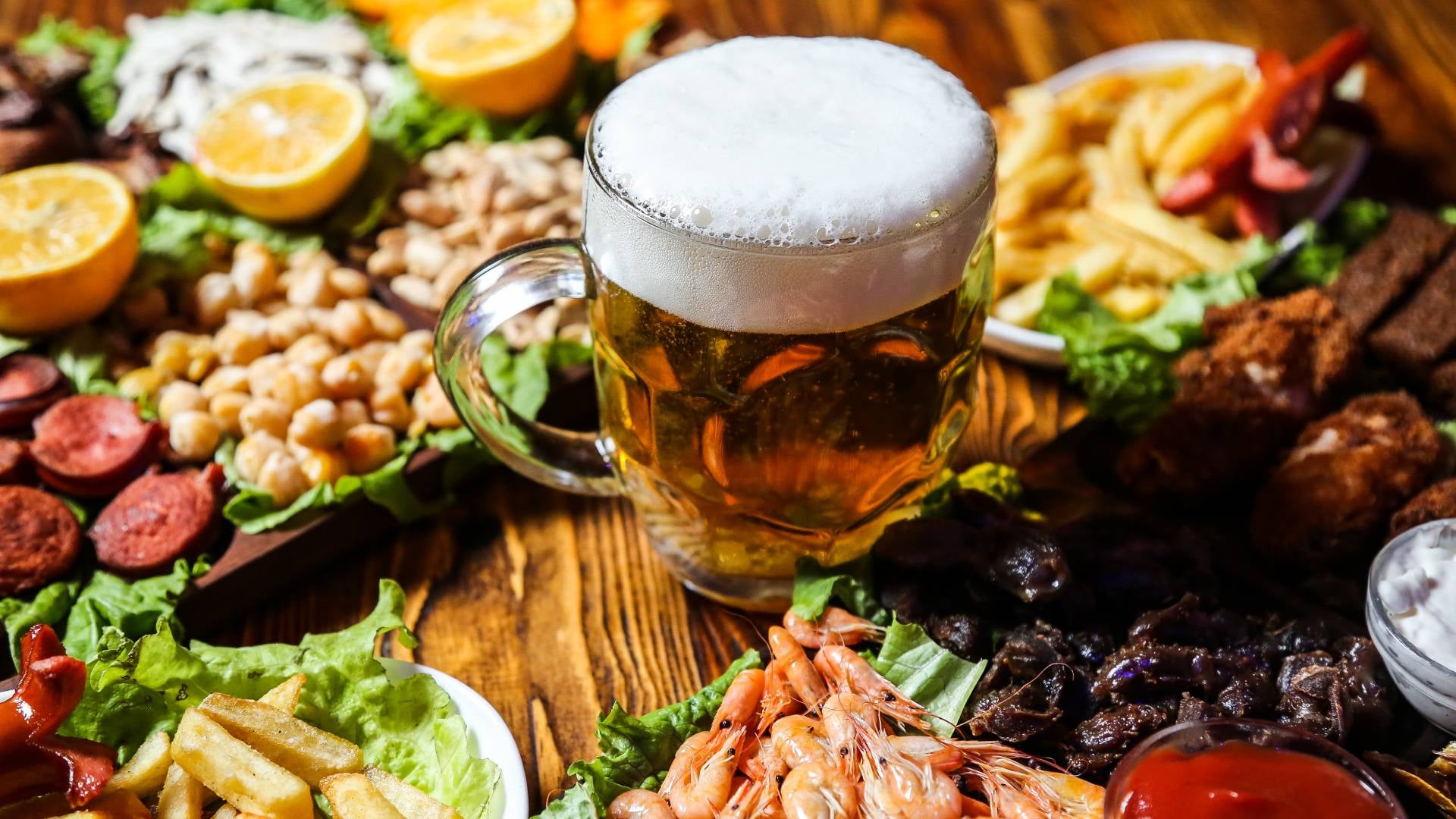 Comidas y bebidas para el Mundial