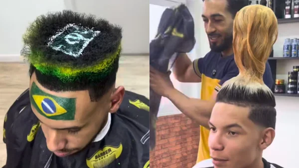 Fanáticos revolucionan las redes con sus peinados virales en honor al Mundial de Fútbol Fanáticos revolucionan las redes con sus peinados virales en honor al Mundial de Fútbol