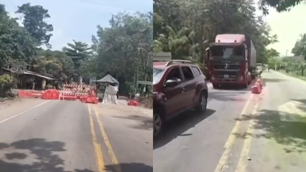 Cientos de turistas quedaron atrapados en la Troncal del Caribe por bloqueos registrados en distintos puntos Cientos de turistas quedaron atrapados en la Troncal del Caribe por bloqueos registrados en distintos puntos