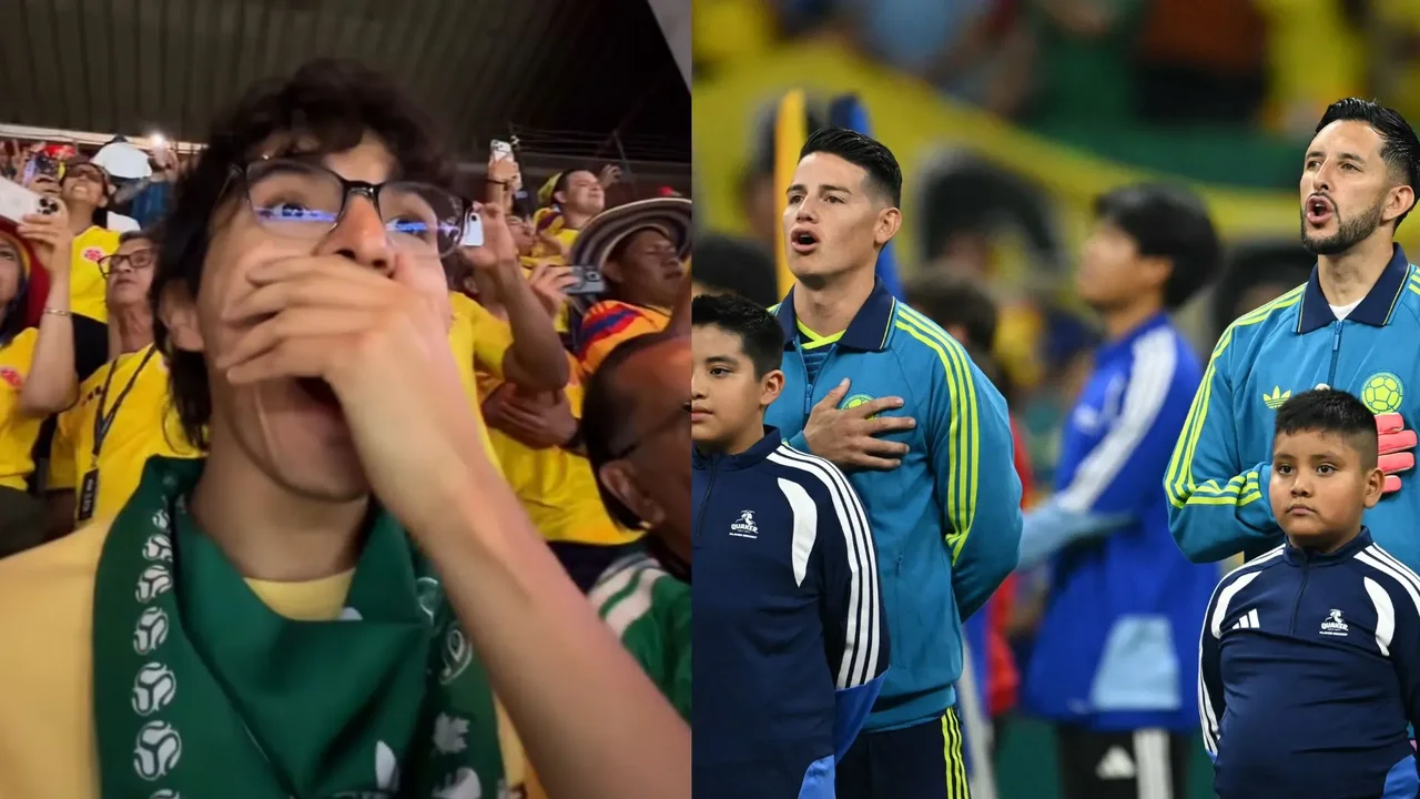 “Es otro nivel”: mexicanos reaccionan a la euforia del himno colombiano en el Azteca