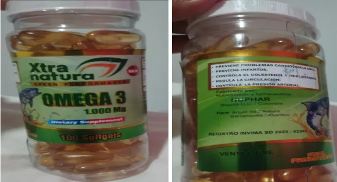 'Omega 3 1.000 mg' de la marca Xtra Natura.