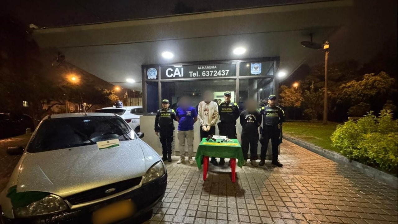 Persecución con disparos en Bogotá: seis capturados en Suba, Usaquén y Barrios Unidos