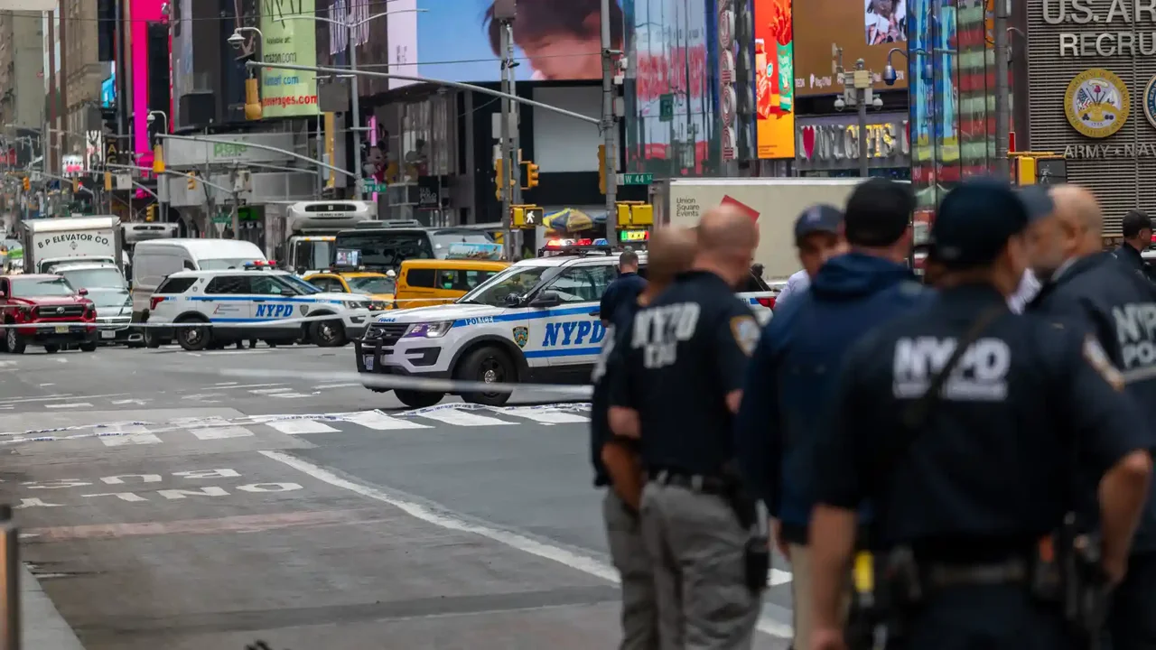 Reportan tiroteo en el Times Square de Nueva York