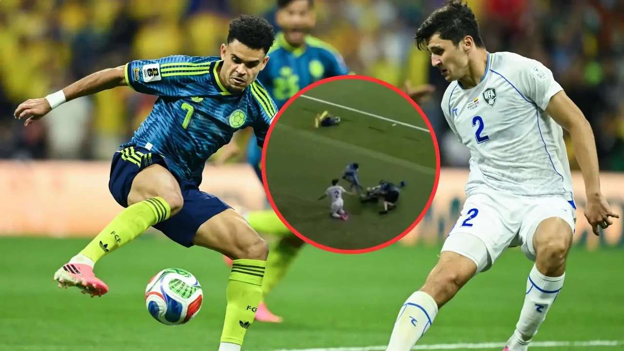 Reapareció el camarógrafo lesionado en Colombia vs. Uzbekistán y mostró detalle que recibió