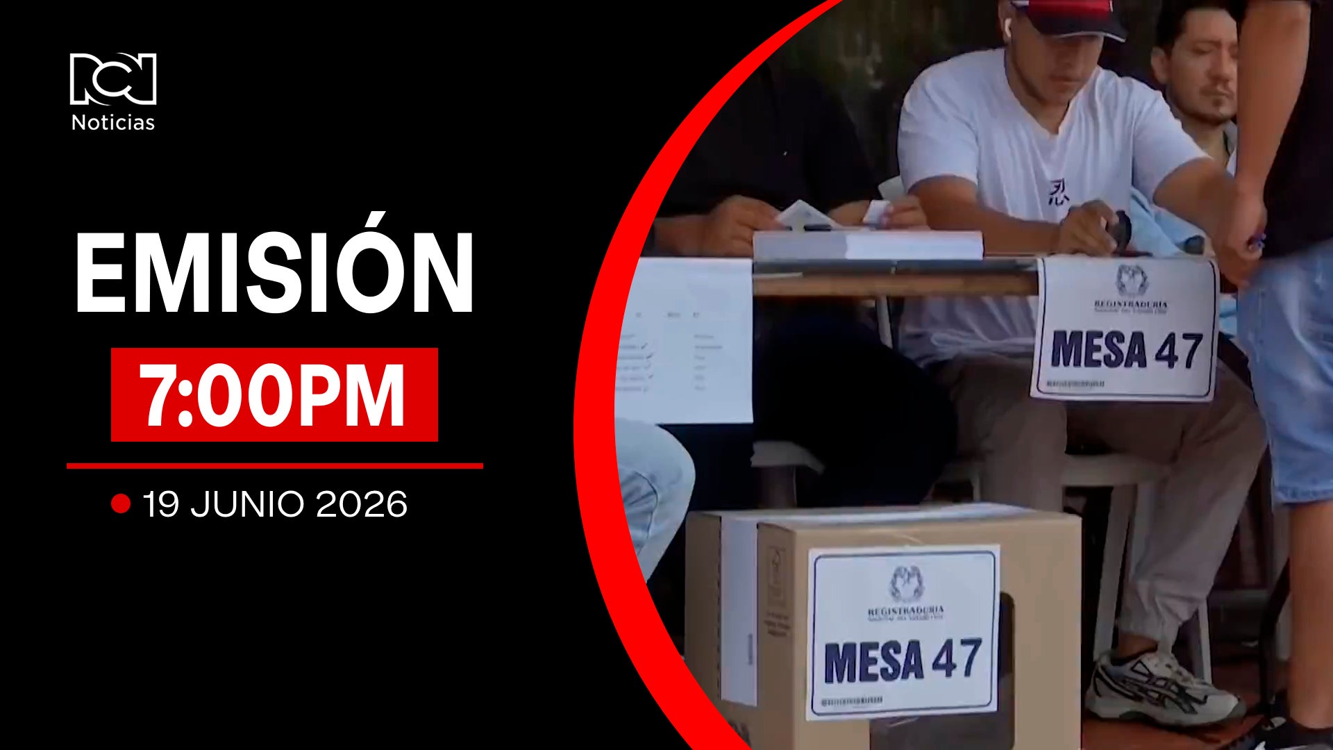 Emisión Noticias RCN 7:00 p. m. / viernes 19 de junio de 2026