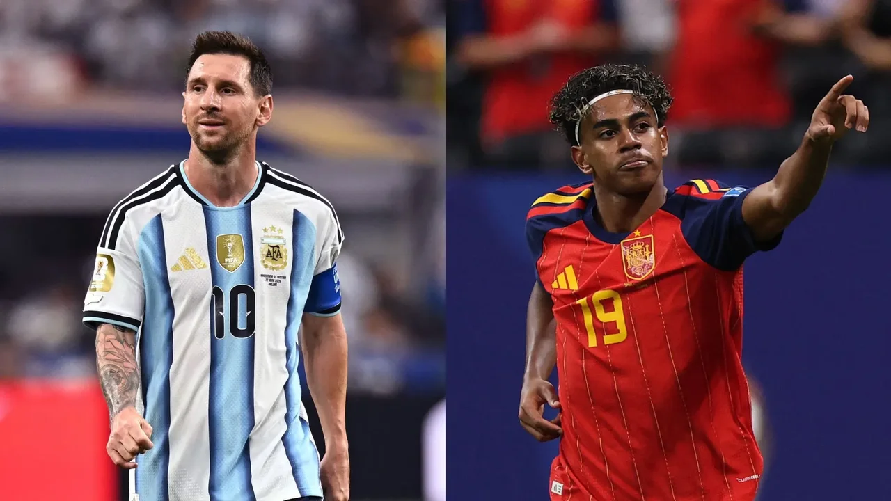 La fotografía de Messi bañando a Lamine Yamal hace 17 años: ¿qué hay detrás?