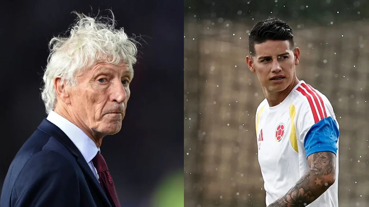 ¡Conmovedor! José Néstor Pékerman y James Rodríguez se abrazaron tras derrotar al Congo