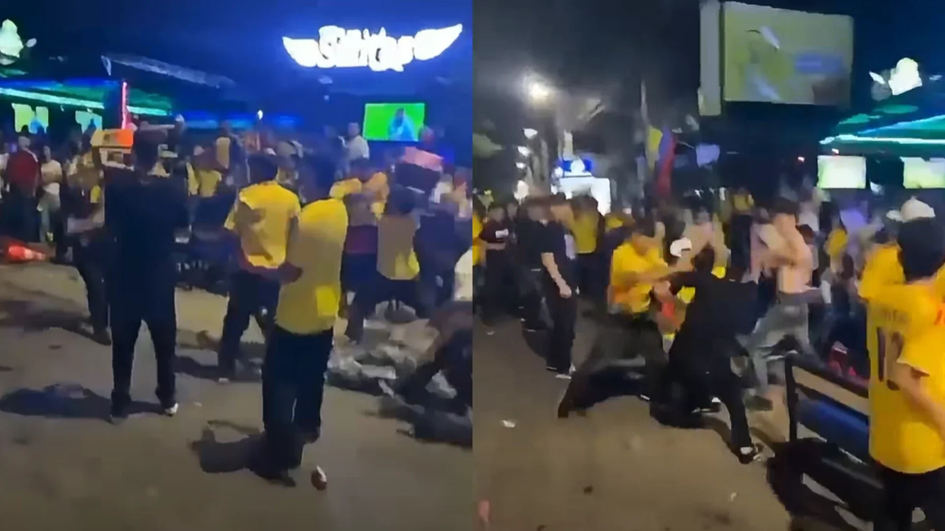 Batalla campal en Villa del Rosario