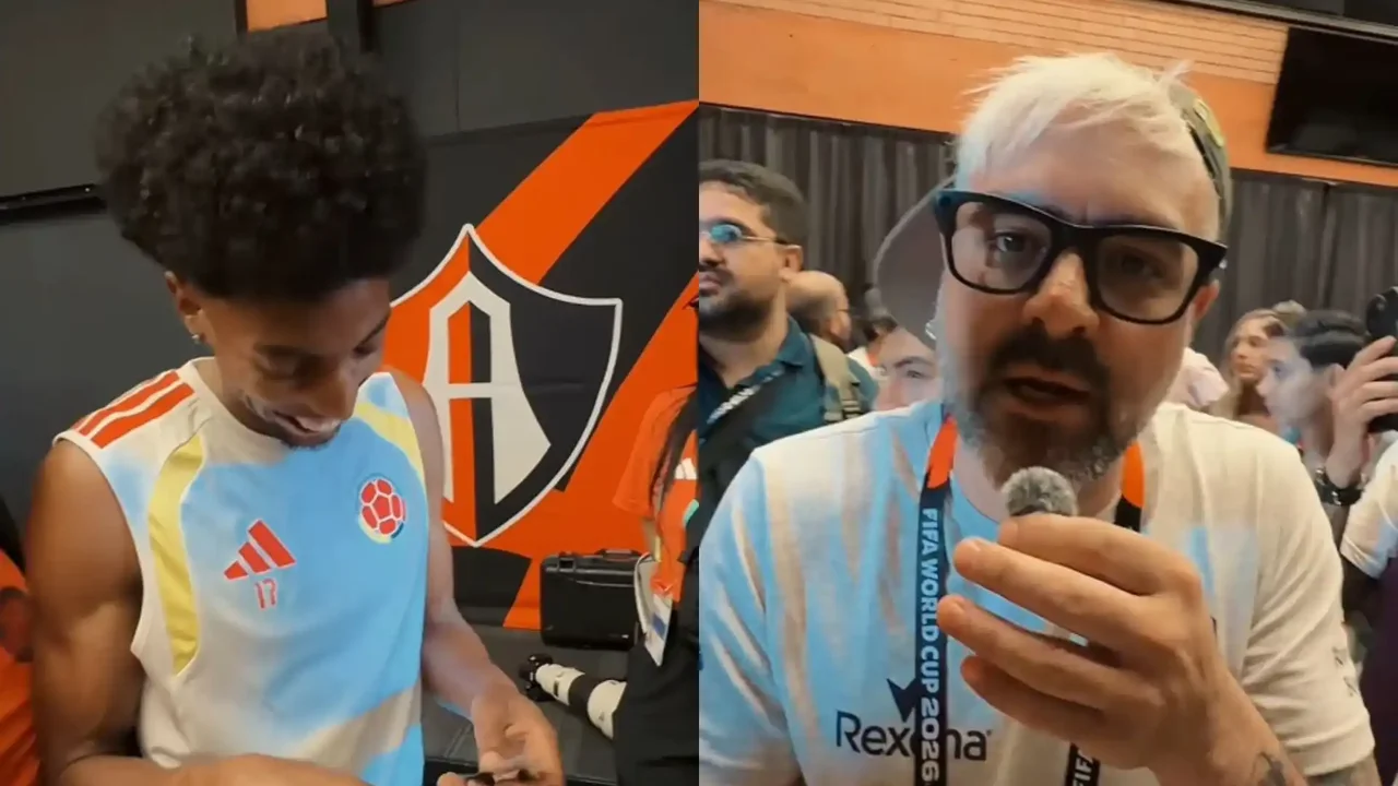 El regalo de Álvaro Córdoba a Johan Mojica antes del partido de Colombia ante Congo