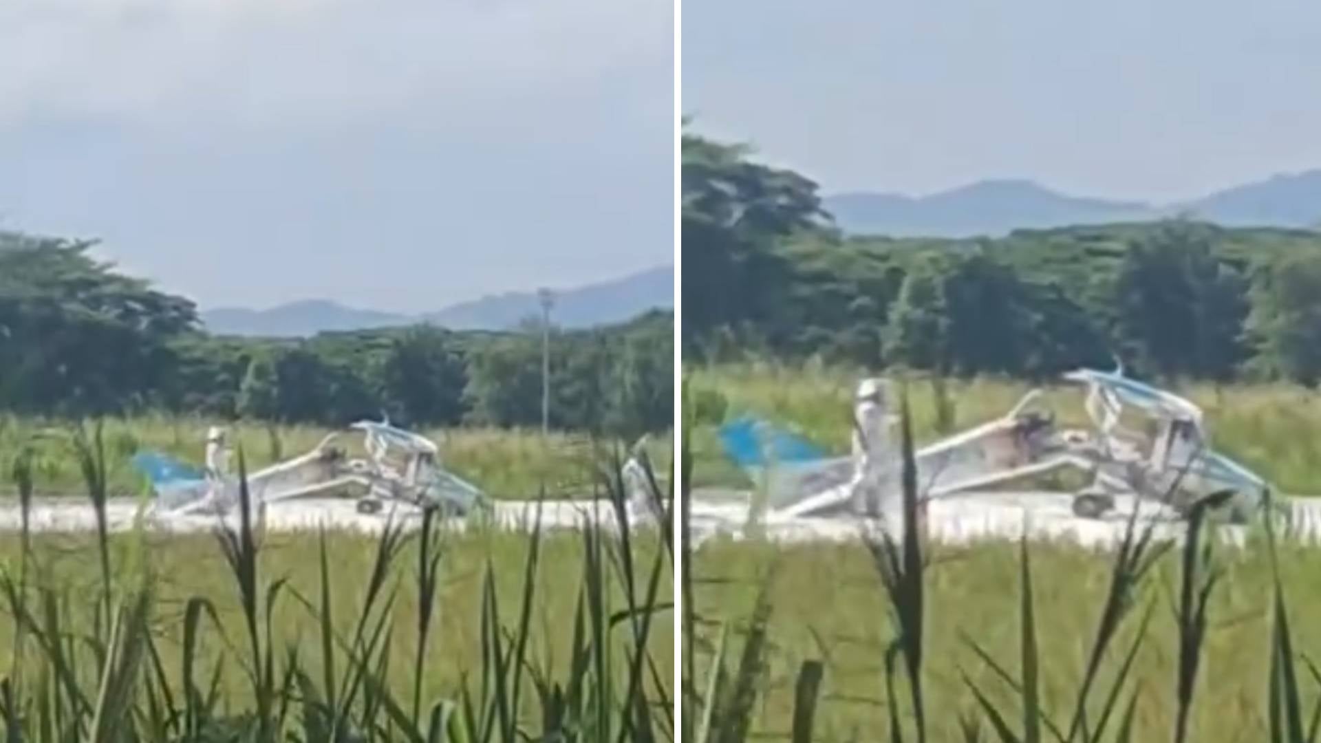 Accidente avioneta en Cartago