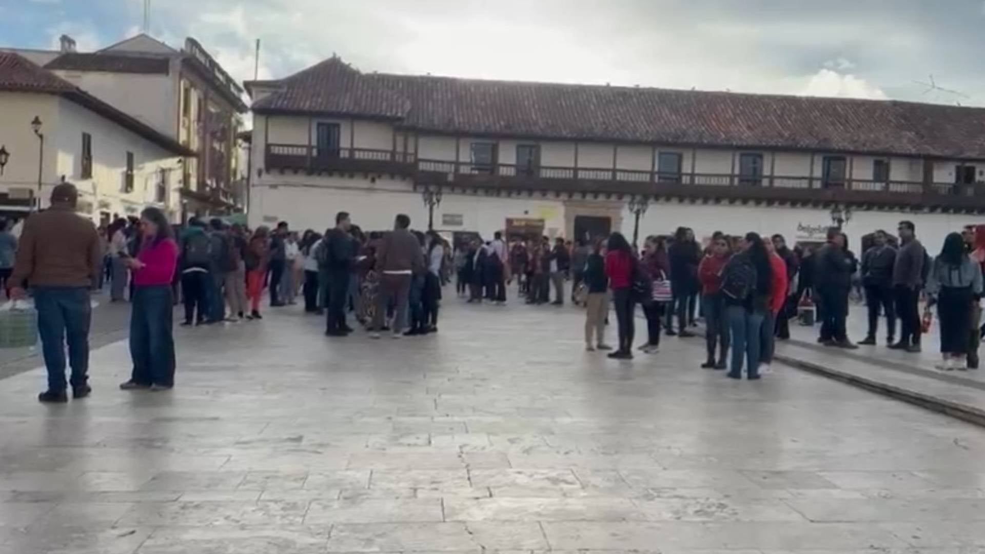 Evacuación masiva en Tunja