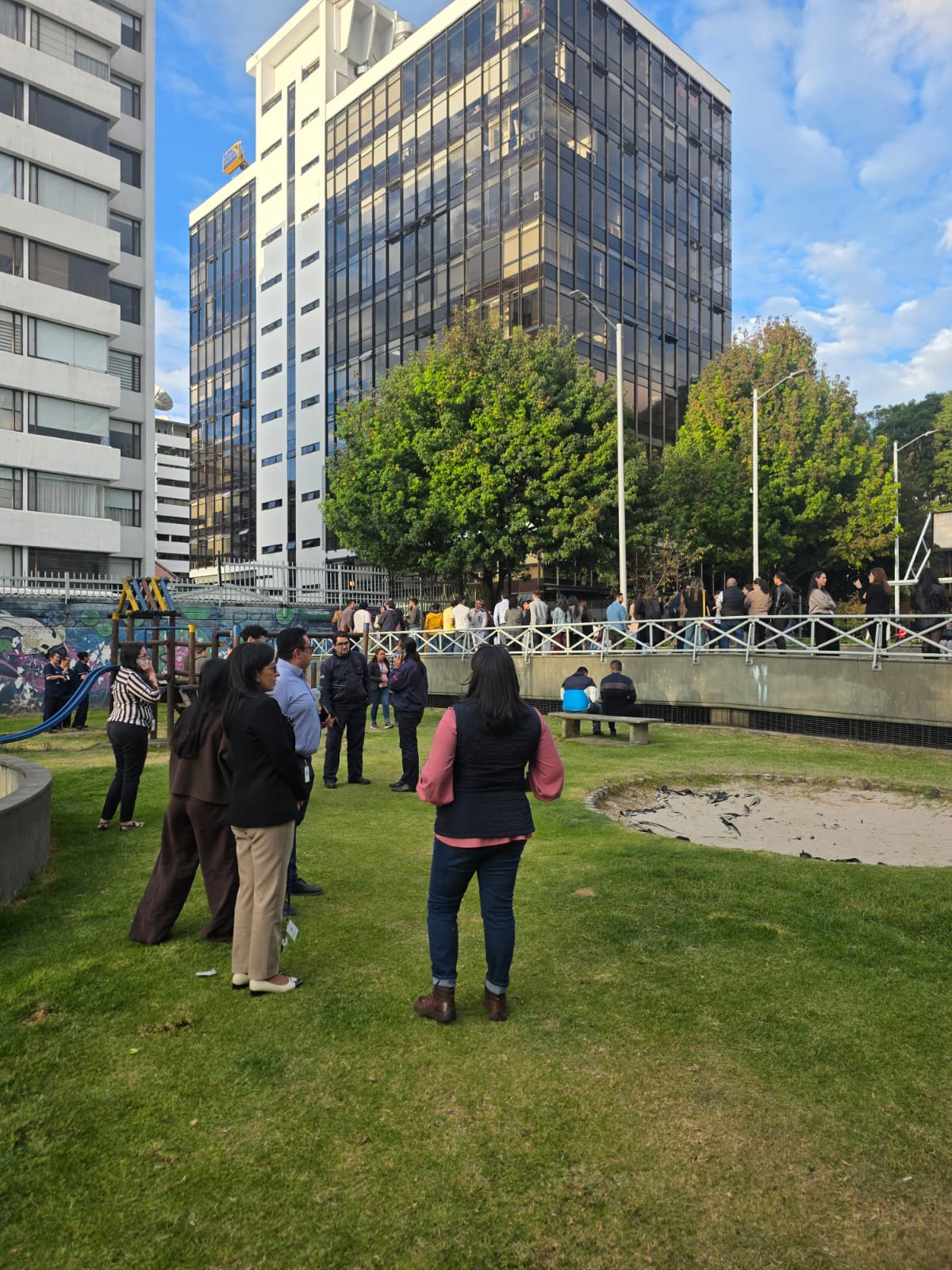 Evacuación masiva en Bogotá